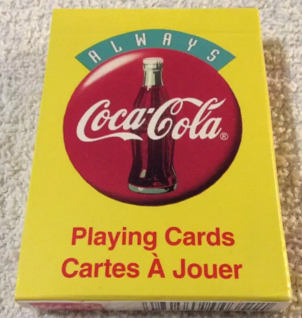 Coca Cola Coke Playing Cards Deck 1994 Used Always Coca Cola