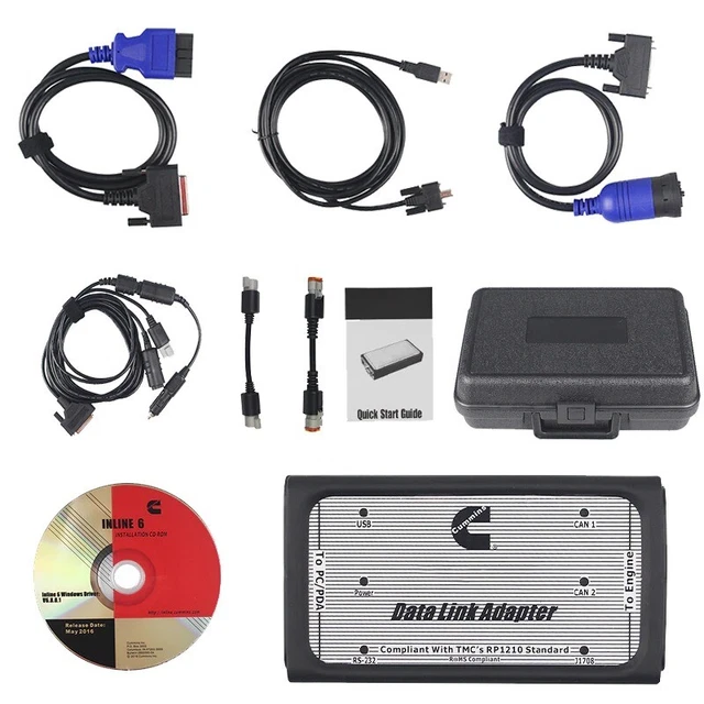 INLINE 6 Data Link Adapter Heavy Duty Diagnostic Tool Scanner Free DHL