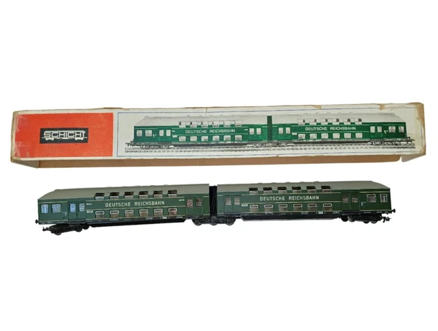 Wagon Schicht Doppelstockzug 5131/426/45 - Voiture à Deux Niveaux Verte - Occasion