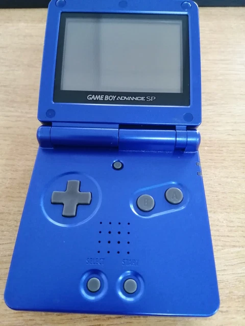 Nintendo Game Boy Advance SP AGS-001 Console di gioco blu cobalto - *DIFETTOSA*