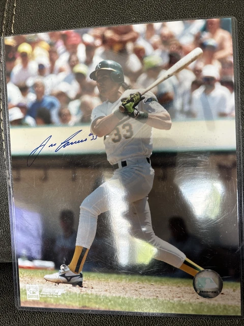 Jose Canseco Signed 8x10 Oakland A's Baseball Photo AUTO MLB Hologram