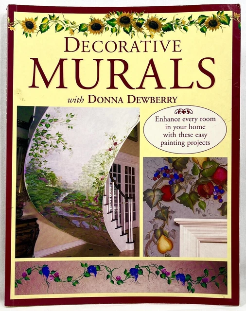 Donna Dewberry 1999 murales decorativos 31459 de un solo golpe libro de ideas de pintura 11662