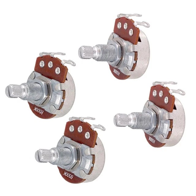 Ensemble De 4 500k Long Long Split Tape Audio Potentiomètres à Friction Faible