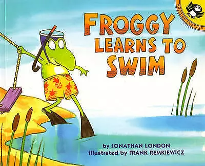 Froggy Learns to Swim - 0140553126, Jonathan London, paperback