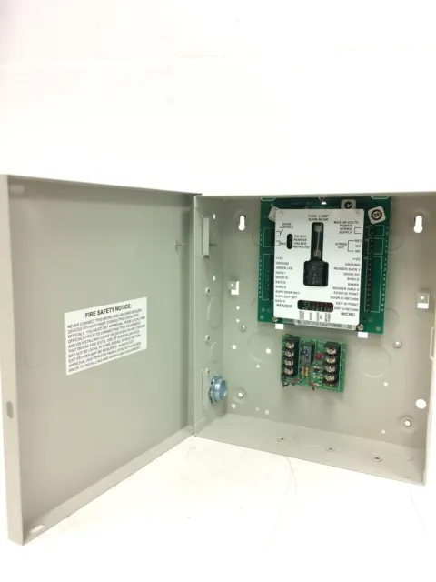GE Security M/R-J BOX Alarm Panel box w/Alarmsaf RBK / RBK124N/RBK Board Working