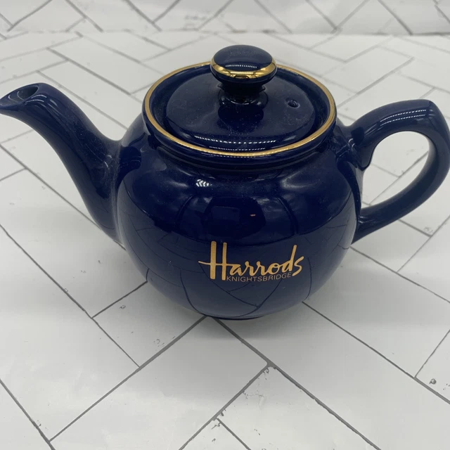 TEA POT, HARROD’S (Knightsbridge) Made In UK £9.34 PicClick UK
