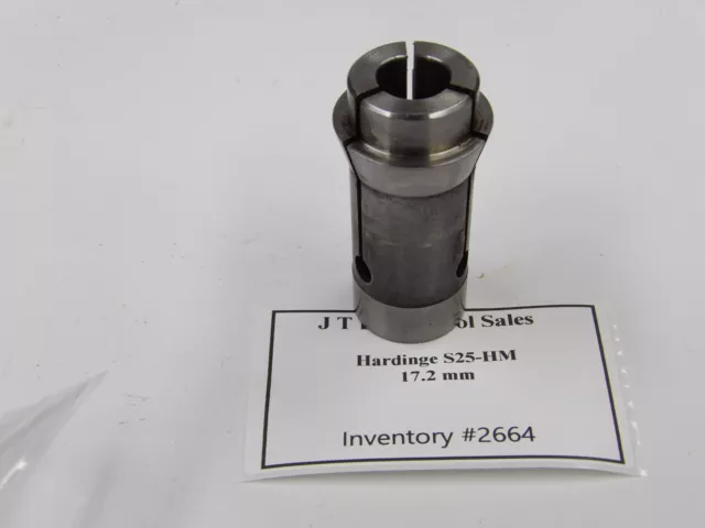 Hardinge S25-HM CNC Swiss Collet  17.2mm  Inv#2664