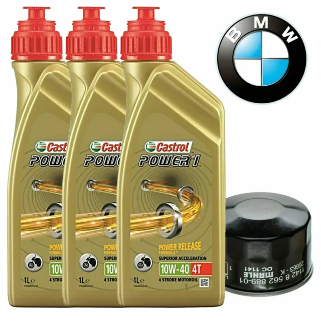 Tagliando Bmw G310 Gs/R Castrol Power 1 10W40 Filtro Olio Mahle Oc 2018