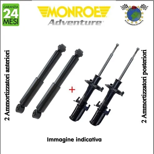 Kit Ammortizzatori Ant+Post xx Adventure Per Renault Captur