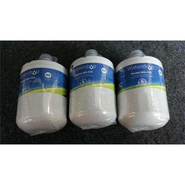 Waterdrop WD-F05 Replacement Water Filter for LG LT500P Qty 3