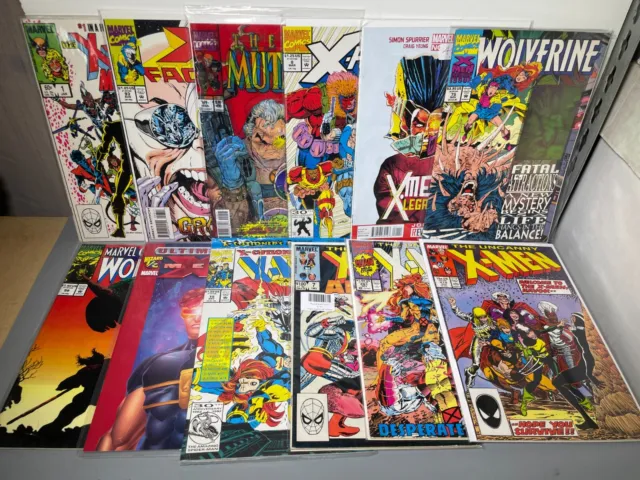 Mixed Lot of 12 X-Men Related Comics Marvel (A7)