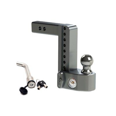 Weigh Safe 2" Locking Hitch Pin & Ball Keyed Alike Mount 8" Drop 10k Rated