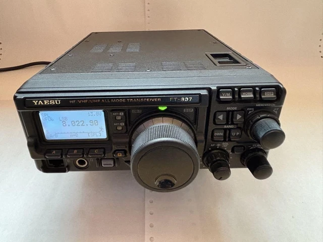 YAESU FT-897D HF/VHF/UHF All Mode Transceiver 100W SSB CW FM AM Tested ...