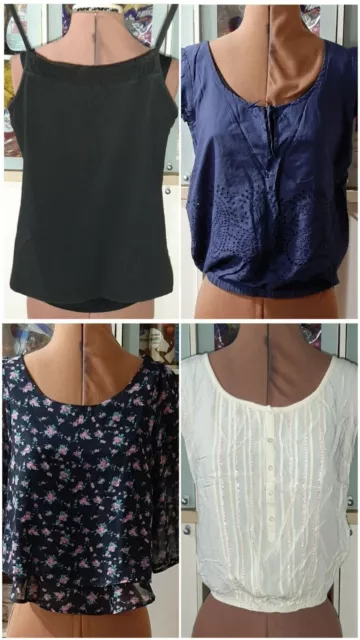 Size XS Lot of 4 Womens Tops Shirts American Eagle Aeropostale George Lucy Love