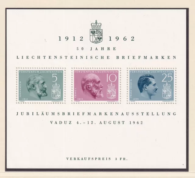 Liechtenstein postfrisches Lot mit dem kompletten Jahrgang 1962, kleine Sammlung 2