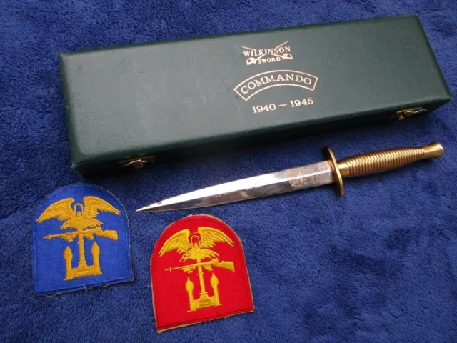 Vintage Commemorative Fairbairn Sykes Knife Commando Dagger And Box Wilkinson