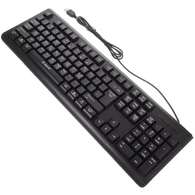 Chinese Character Office Keyboard Portable USB Wired Electronic Keyboard