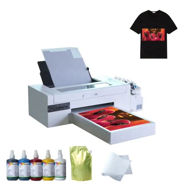 2023 A3 L1800 DTF Digital Printer T-shirt Printing Machine With RIP Software