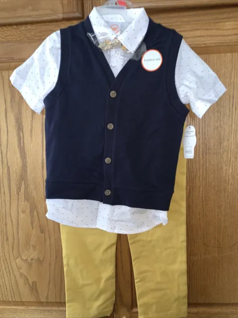Boys Summer 4 Piece Suit Size 5 New With Tags