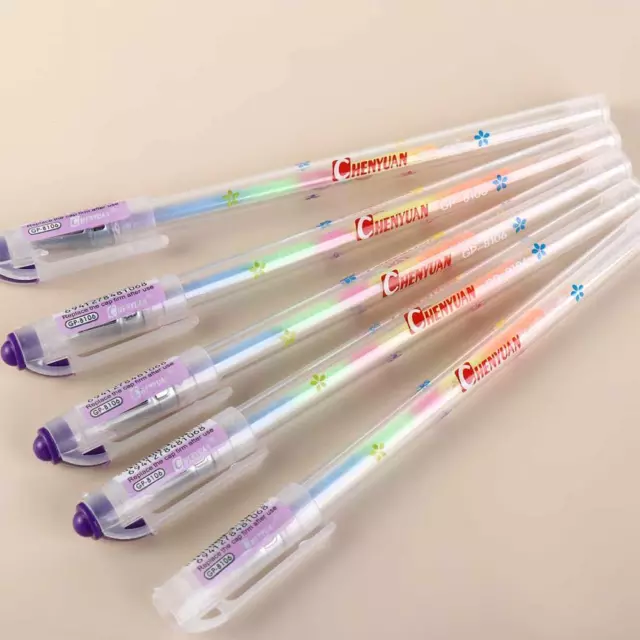 Gradient Color Gel Pen Rainbow Neutral Pen Keypoints Marker Writing Drawing Pen