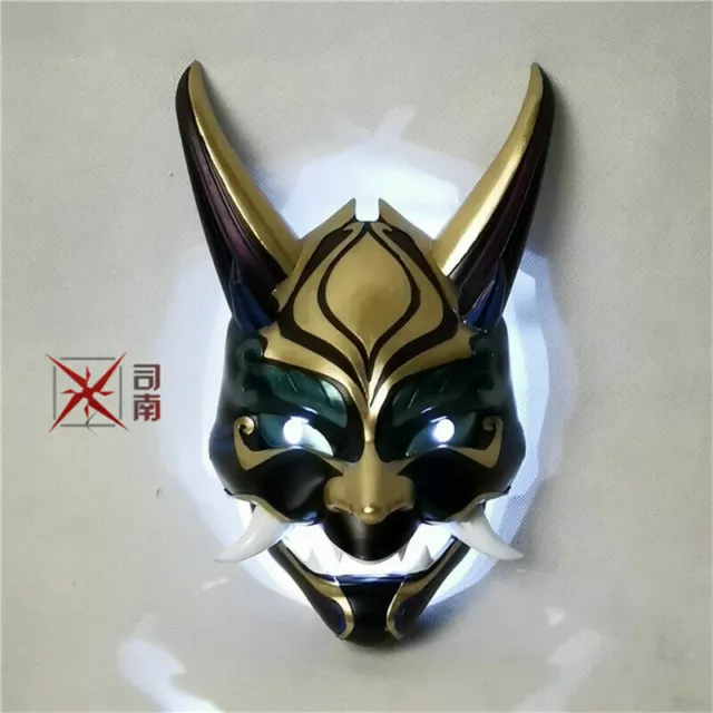 GIFT GENSHIN IMPACT Yaksha 魈Xiao Oni Mask Cosplay Prop Accessory ...