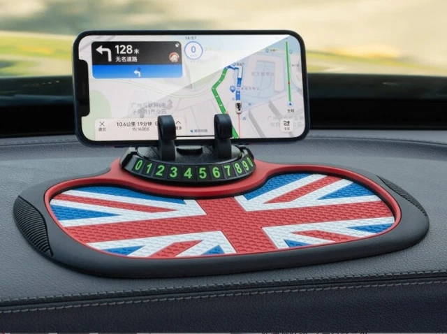 Car Stand Anti Skid Pad Non Slip Dashboard Mount Mat Number Parking Phone Holder