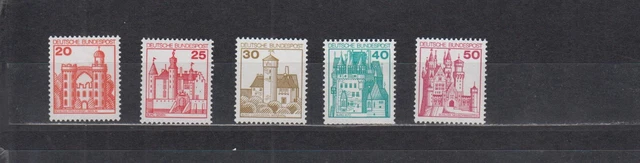 7413 - Bund - Lot B + S  20 - 50 Pfg  Alte Fluoreszenz    postfrisch
