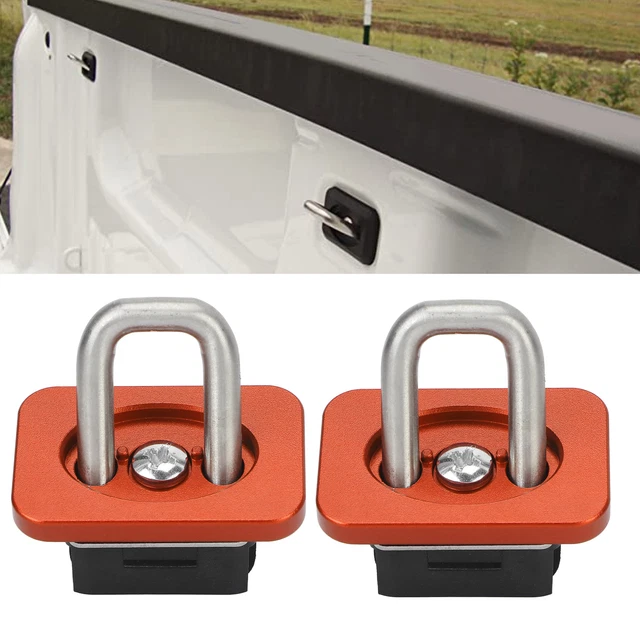 2Stück Edelstahl Tie Down LKW Bett Seite Wandanker Für Silverado