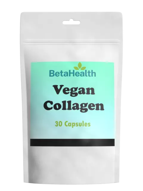 Vegan Collagen Capsules. Essential Vitamins for Hair Skin Joint Anti Ageing