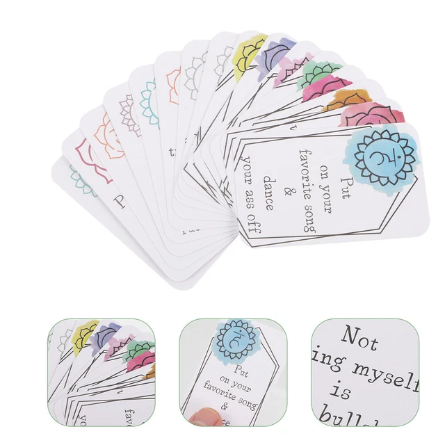 Tela de tarjetas positivas para regalos de Navidad
