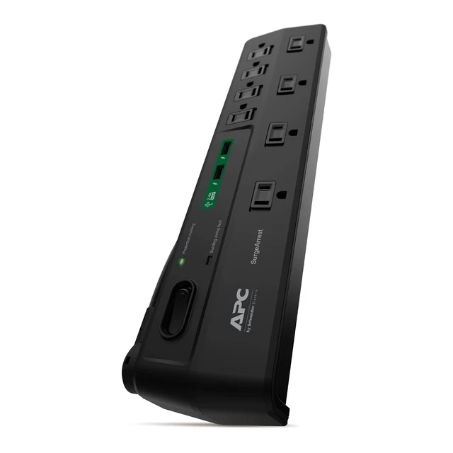 APC by Schneider Electric P8U2 SurgeArrest 8-Outlet PDU - 8 x NEMA 5-15R