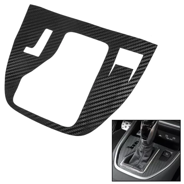 Carbon Fiber Vinyl Interior Gear Shift Panel Cover Trim Fit For Subaru Outback