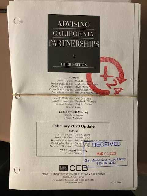 Advising California Partnership 2023 - CEB