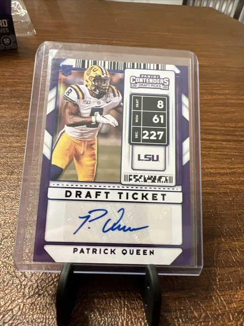 2020 Panini Contenders Draft Picks - College Ticket Autographs Draft Ticket Blue