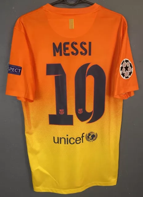 UEFA MEN FC Barcelona 2012/2013 Lionel Messi Soccer Football Shirt ...