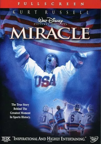 WALT DISNEY'S MIRACLE (DVD 2-Disc) Full Screen Olympic Hockey True Story Kurt
