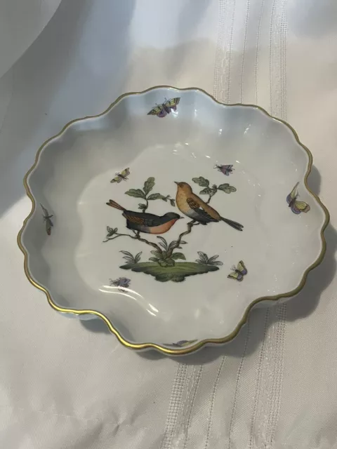 Herend Rothschild Bird Serving Bowl 6163 RO