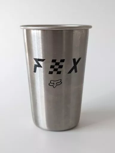 Fox Racing Stainless Steel Pint 479ml/16oz Cup Klean Kanteen Dishwasher Safe