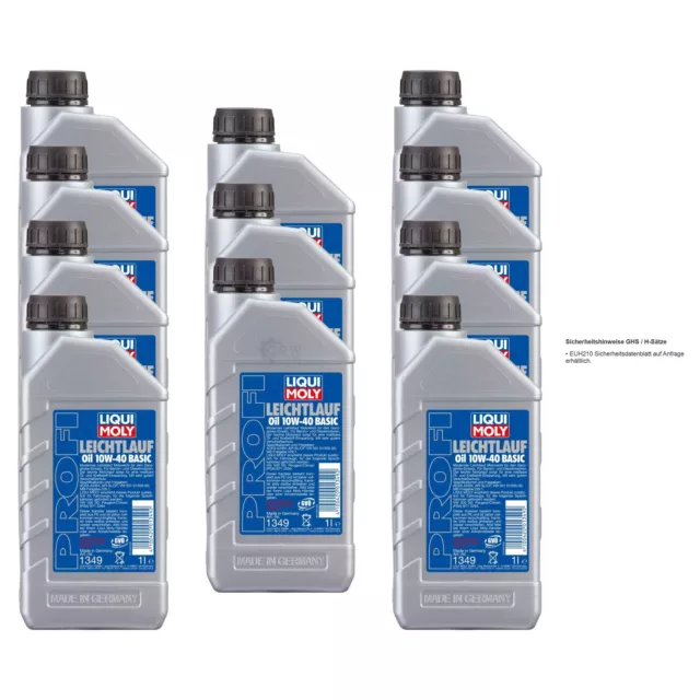 LIQUI MOLY huile moteur 10W-40 Professionnel Bon Fonctionnement 11L MB 229.1 VW