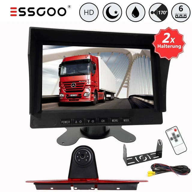 Telecamera di retromarcia ESSGOO IP68 con monitor a colori 7"" per Sprinter W906 W907 W910