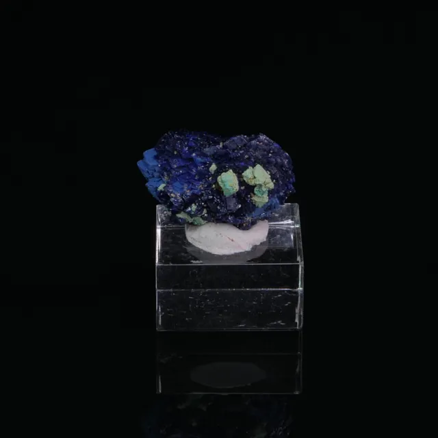 AZURITE, CUPRITE - Chessy-les-Mines, Villefranche-sur-Saône, Rhône-Alpes, France