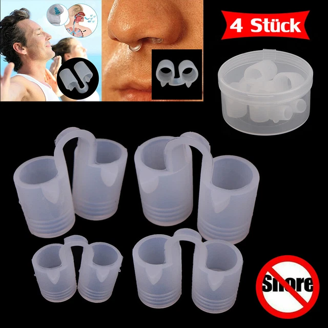 4 Stück Schnarchstopper Nasenclip Nasenspreizer Anti Schnarchen Gegen Schnarch