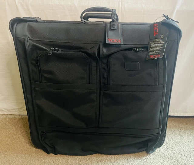 NWT TUMI Black Alpha Wheeled Garment Bag 2233D3 Extended Trip Rolling Wardrobe 4
