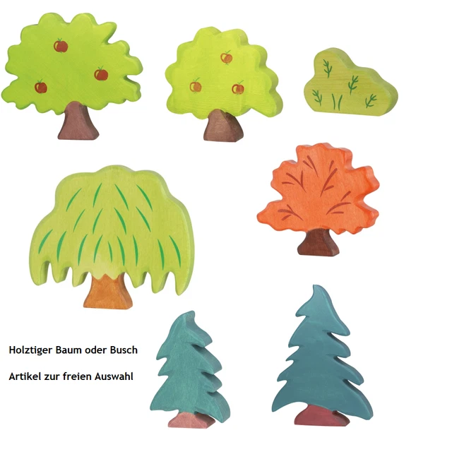 Holztiger Busch – Naturbelassenes Holzspielzeug Für Kinder Ab 3 Jahren – Pädagogisch Wertvoll
