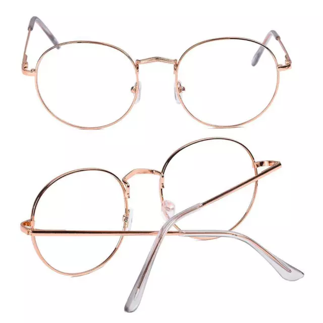 Vision Care Metal Eyeglasses Frame Spectacles Round Glasses Optical Glasses
