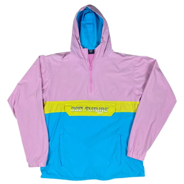 Odd future blue pink & on sale yellow colorblock anorak jacket