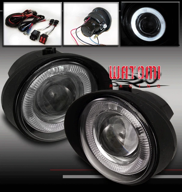 Halo Projector Bumper Fog Lights Chrome For 02-04 Altima/03-05 Murano/Fx35 Fx45