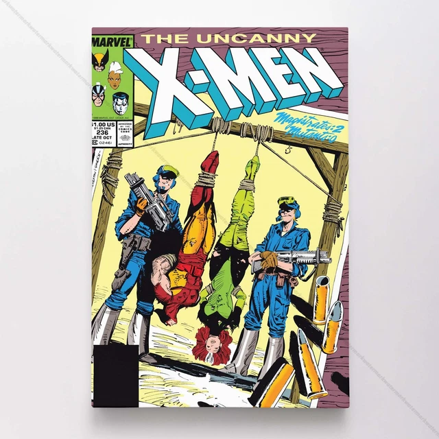 Uncanny X-Men Poster Canvas Vol 1 #236 Xmen Marvel Comic Book Art Print