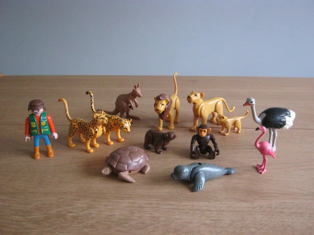 PLAYMOBIL COUPLE DE crocodiles savane zoo animaux EUR 6,00 - FR