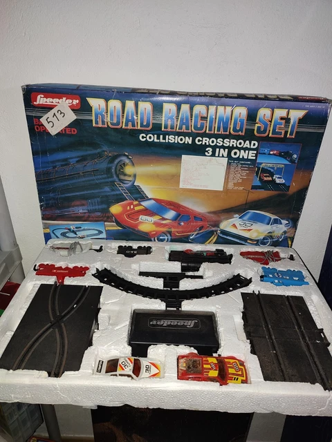 Circuit Routier Et Train électrique Speeder Road Racing Set - Occasion - Pièces Manquantes